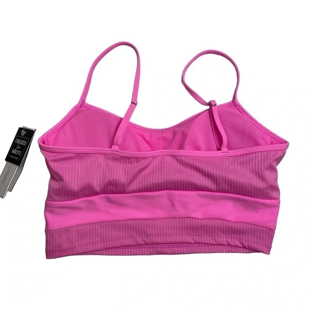 Salt + Cove Not What It Seams Swim Set Bikini Top and Bottoms Peony Pink S New